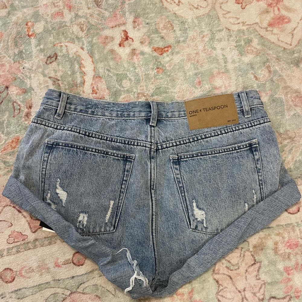 One Teaspoon Blue Denim Women's Shorts